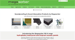 Desktop Screenshot of megasorber.com